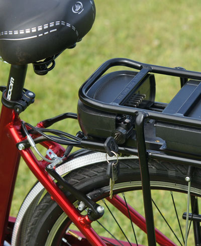 Rear Rack E-bike Battery
