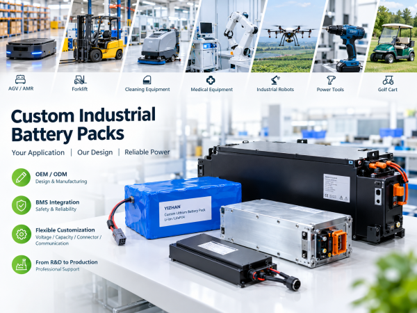 Custom Industrial Battery Packs: Design, BMS, Testing and OEM/ODM Solutions