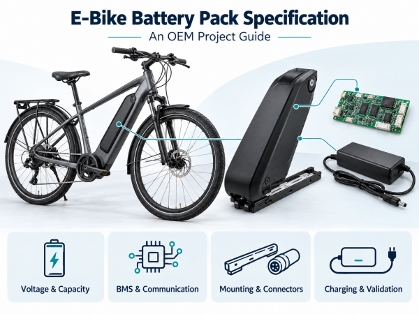 How to Specify an E-Bike Battery Pack for an OEM Project