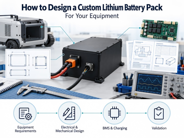 How to Design a Custom Lithium Battery Pack for Your Equipment