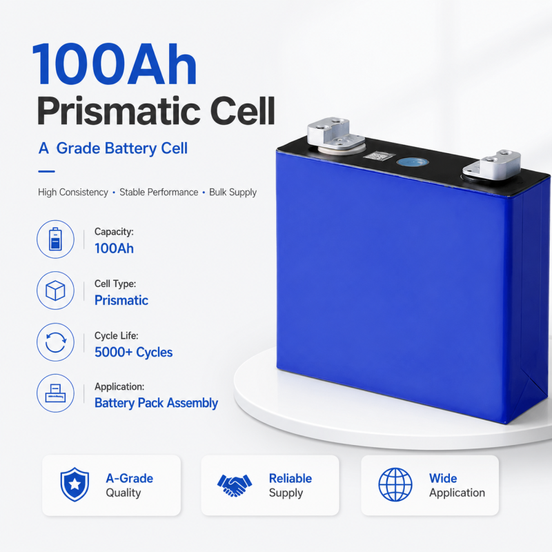 EVE LF100Ah LiFePO4 Battery Cell 3.2V 100Ah Prismatic Lithium Iron Phosphate Cell for EV Energy Storage System