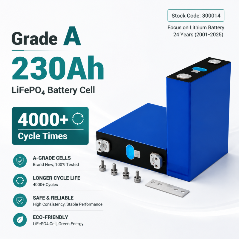 EVE LF230Ah 3.2V 230Ah LiFePO4 Battery Cell